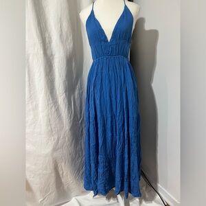 Twik Simons Vibrant Blue Maxi Dress